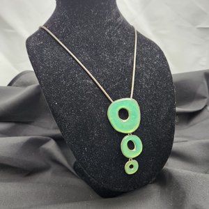 Cecile Jeanne triple hoop pendant